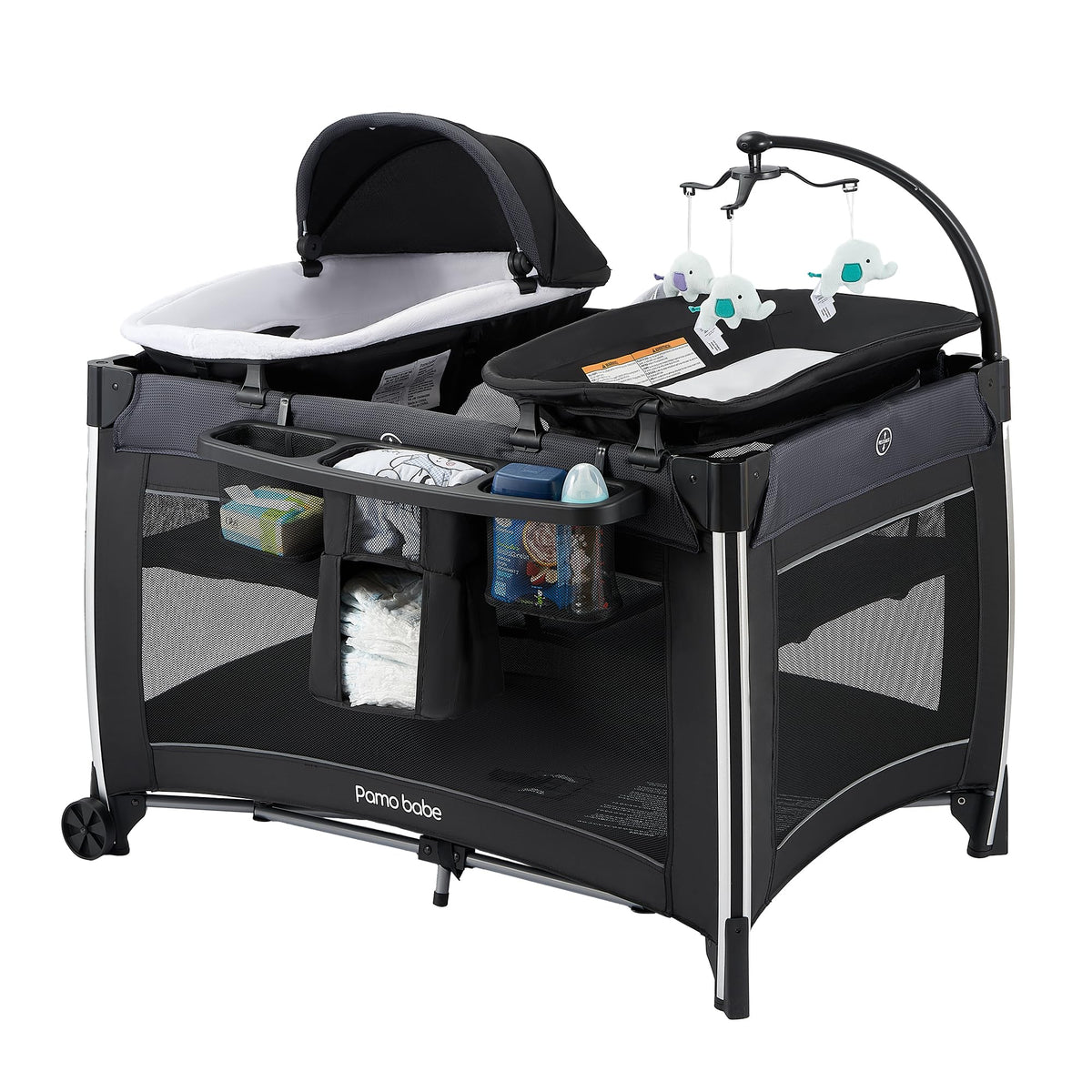 4 in 1 Baby Playards with Bassinet V585
