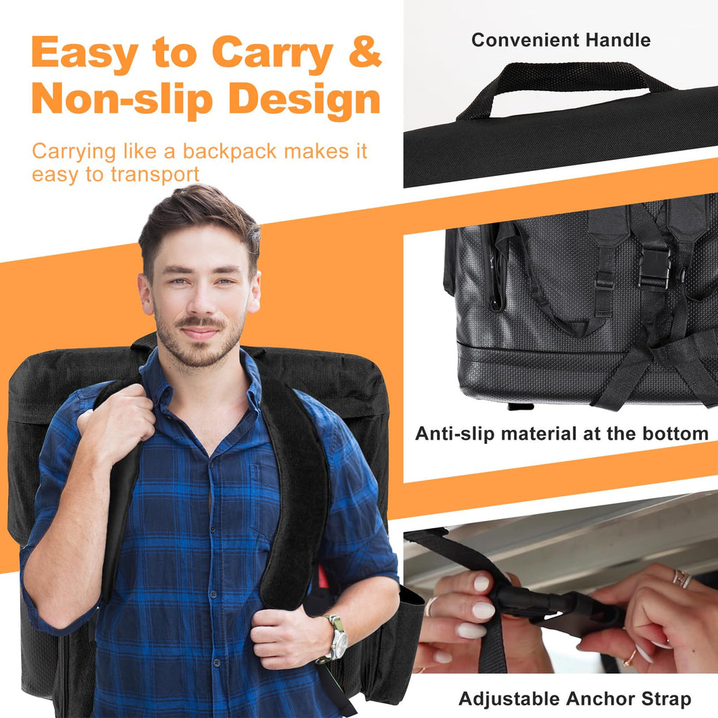 Folding Stadium Seat with Back Support and Armrests U17370