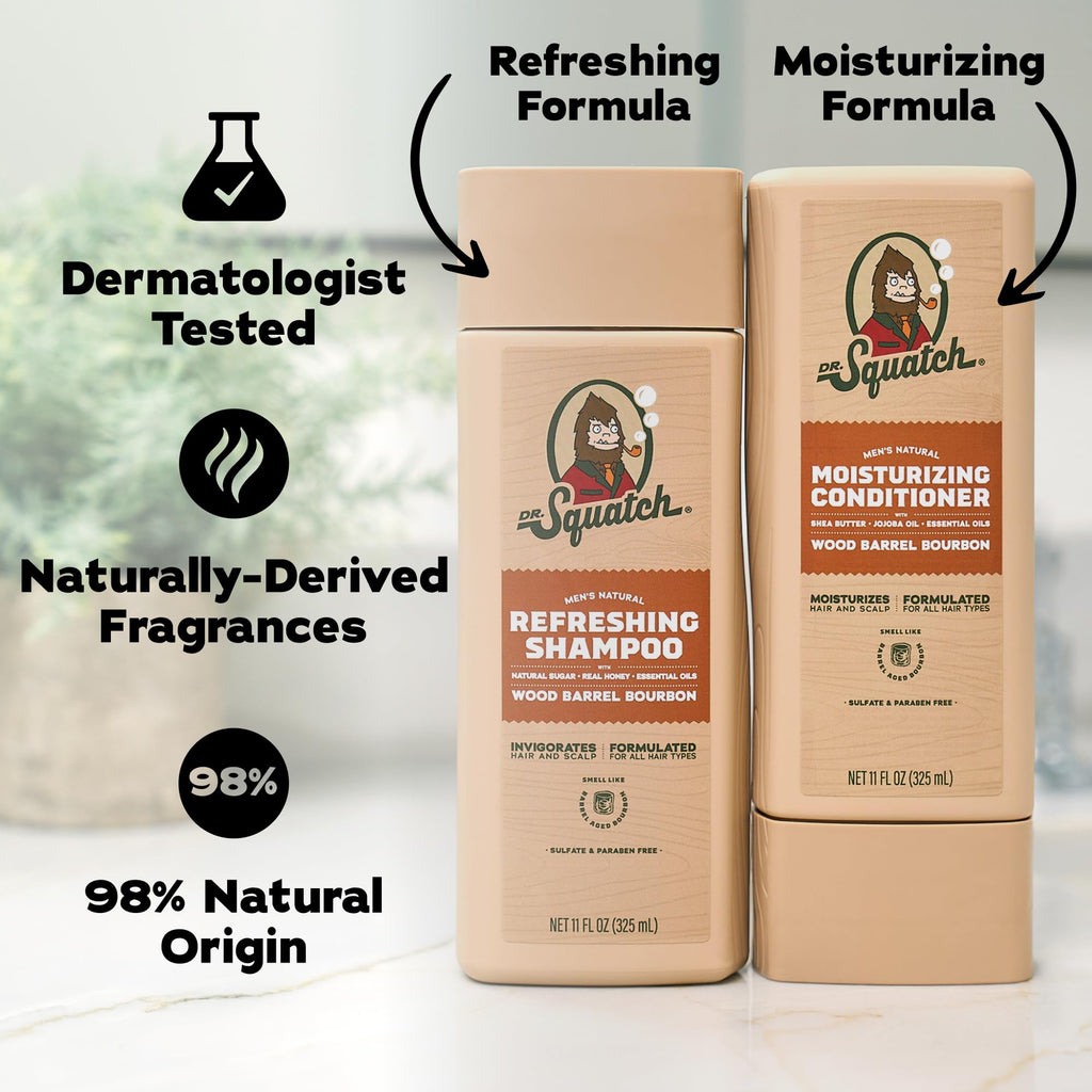 Natural Shampoo and Conditioner Set 11 fl oz 2-Pack V93983