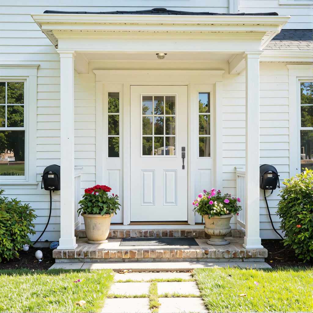 Fiberglass Exterior Door with Brickmould, 36'' x 80'' Front Entry Door S890030