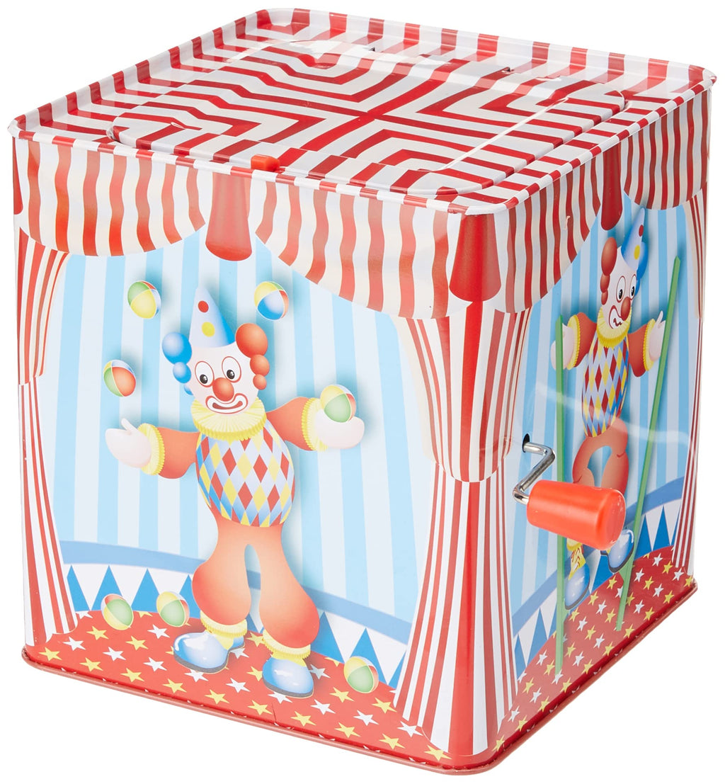 Clown Jack in The Box Tin Toy K7035