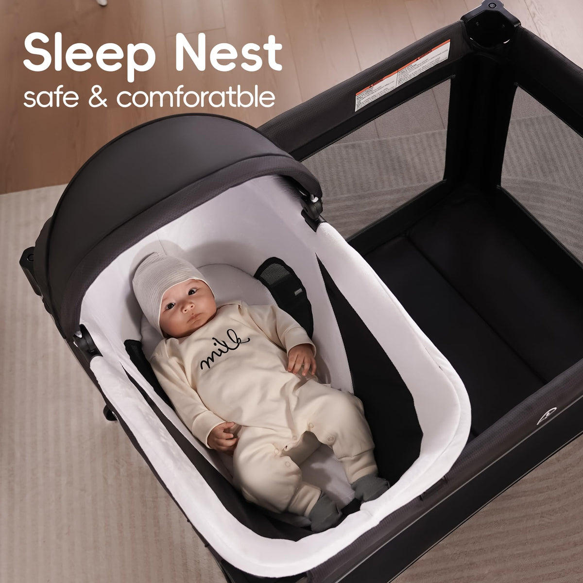4 in 1 Baby Playards with Bassinet V585