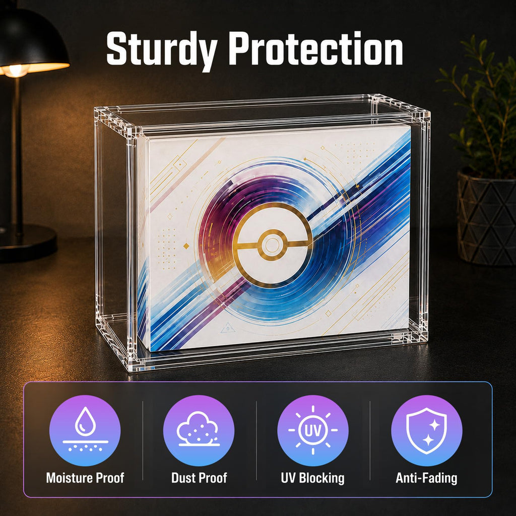 Acrylic Display Case with 6 Magnets Stackable H2531