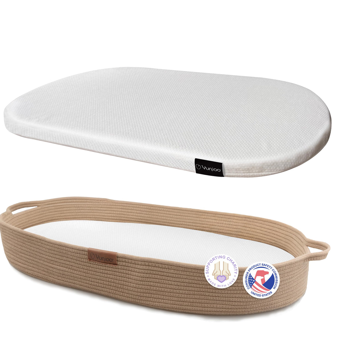Baby Changing Basket, Portable Diaper Changing Pad J9130