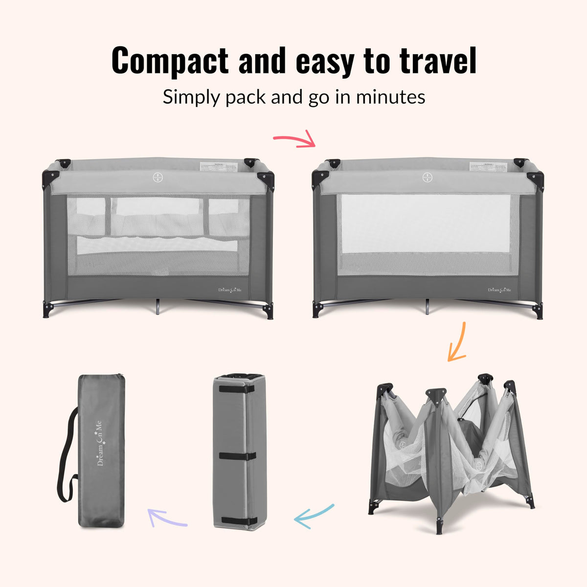 Portable Baby Playard with Bassinet E942