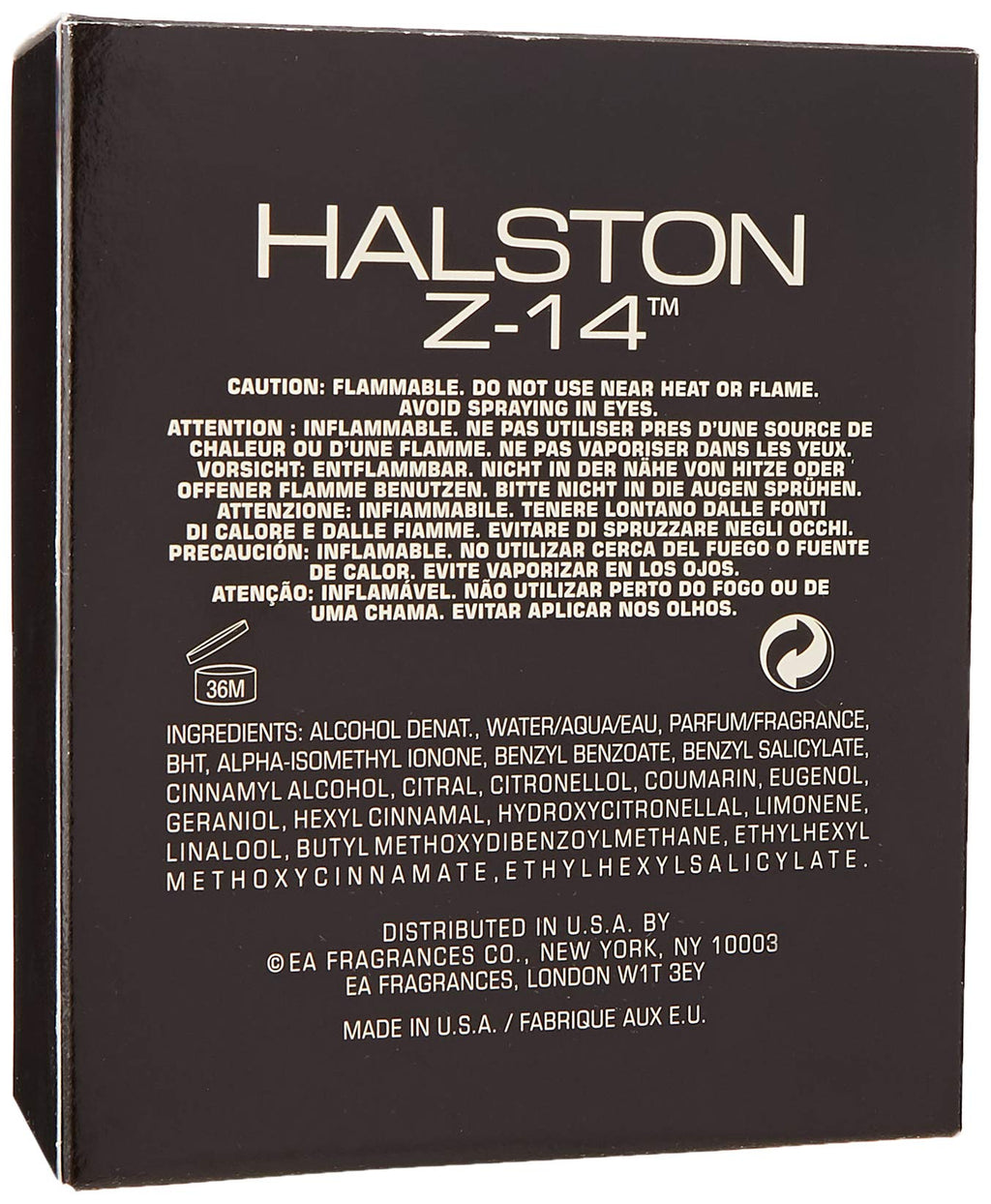8.0 oz Cologne Spray U677