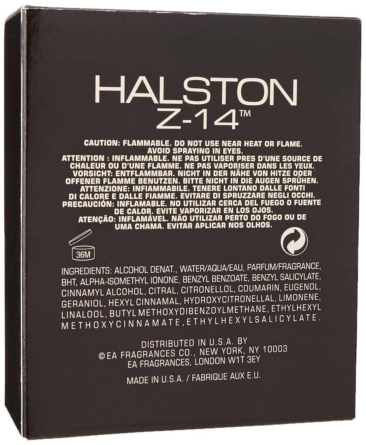 8.0 oz Cologne Spray U677