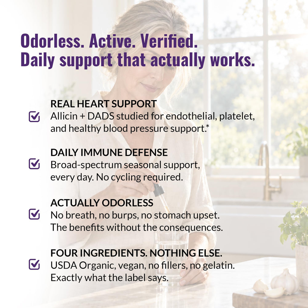 Organic Odorless Garlic Supplements X7034