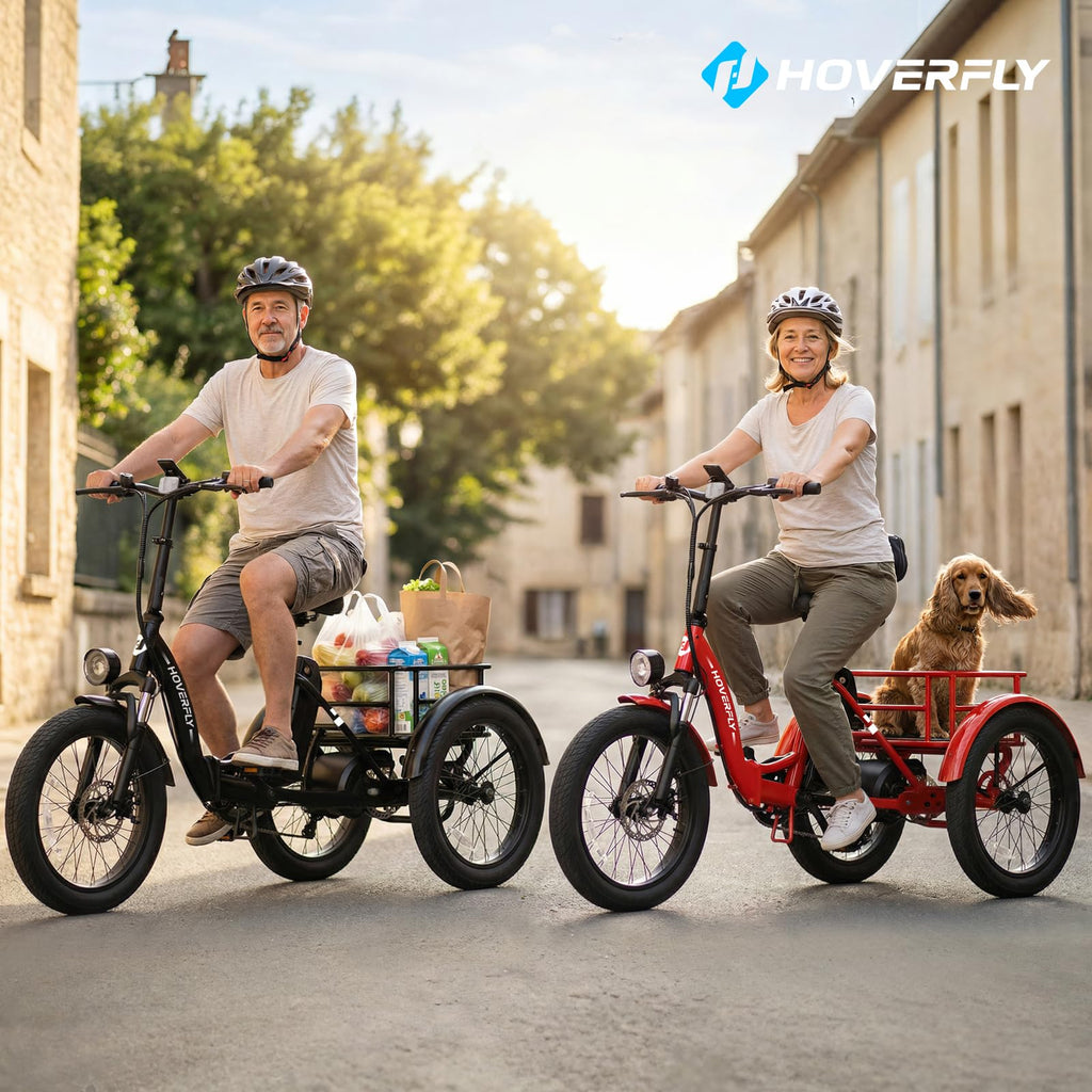 Electric Tricycle for Adults 750W Peak Motor 20"x3" Fat Tire X426608