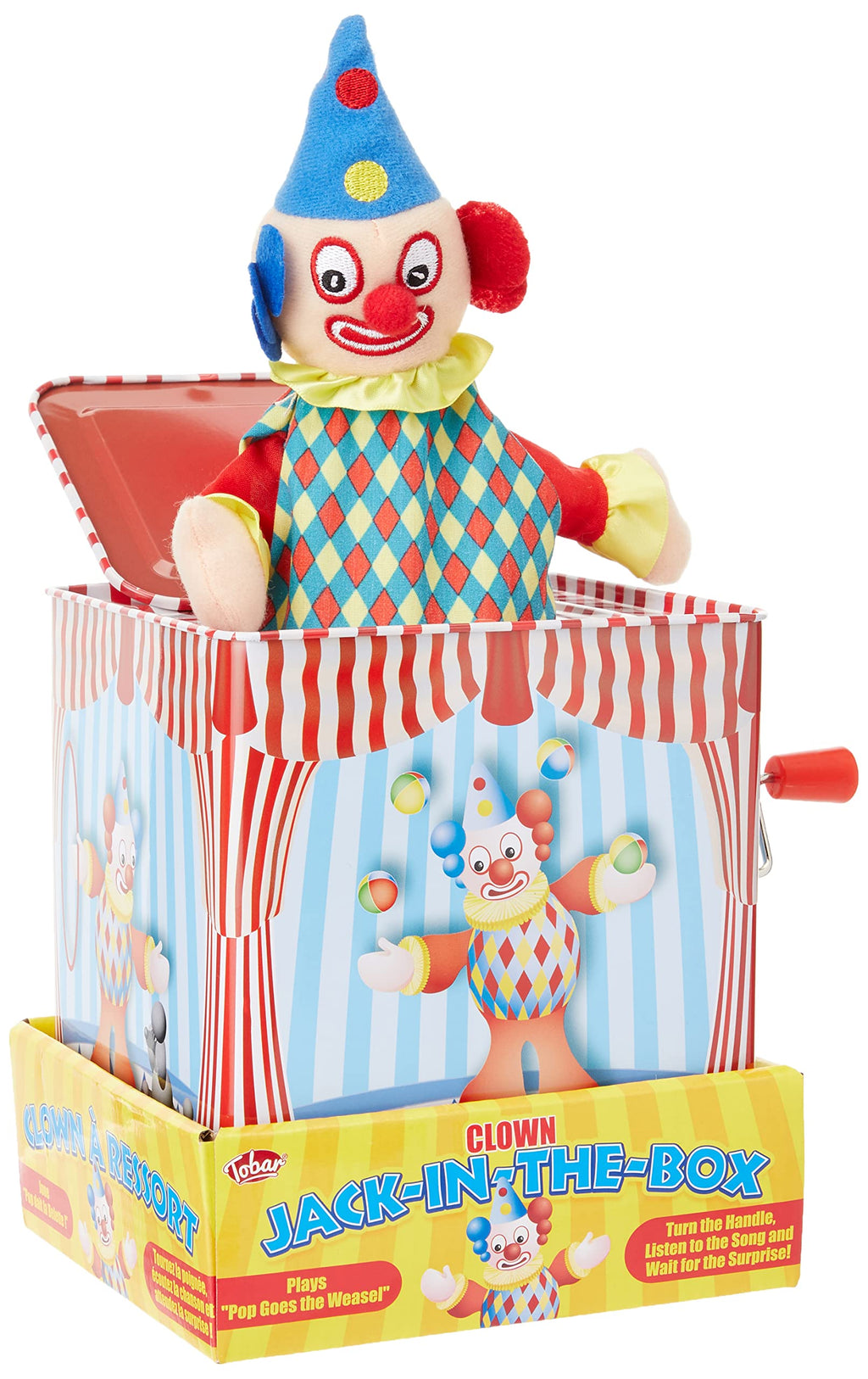 Clown Jack in The Box Tin Toy K7035