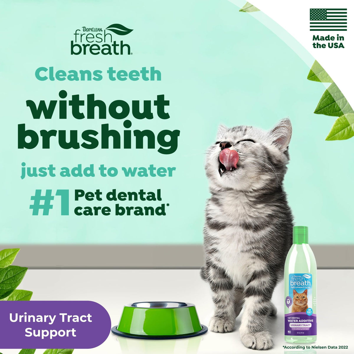 Fresh Breath Water Additive for Cats 16oz Y7131