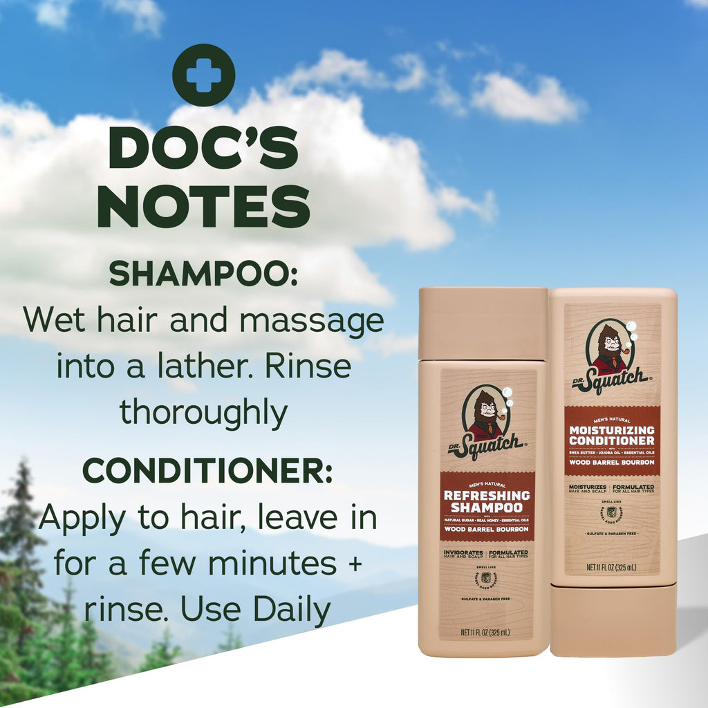 Natural Shampoo and Conditioner Set 11 fl oz 2-Pack V93983