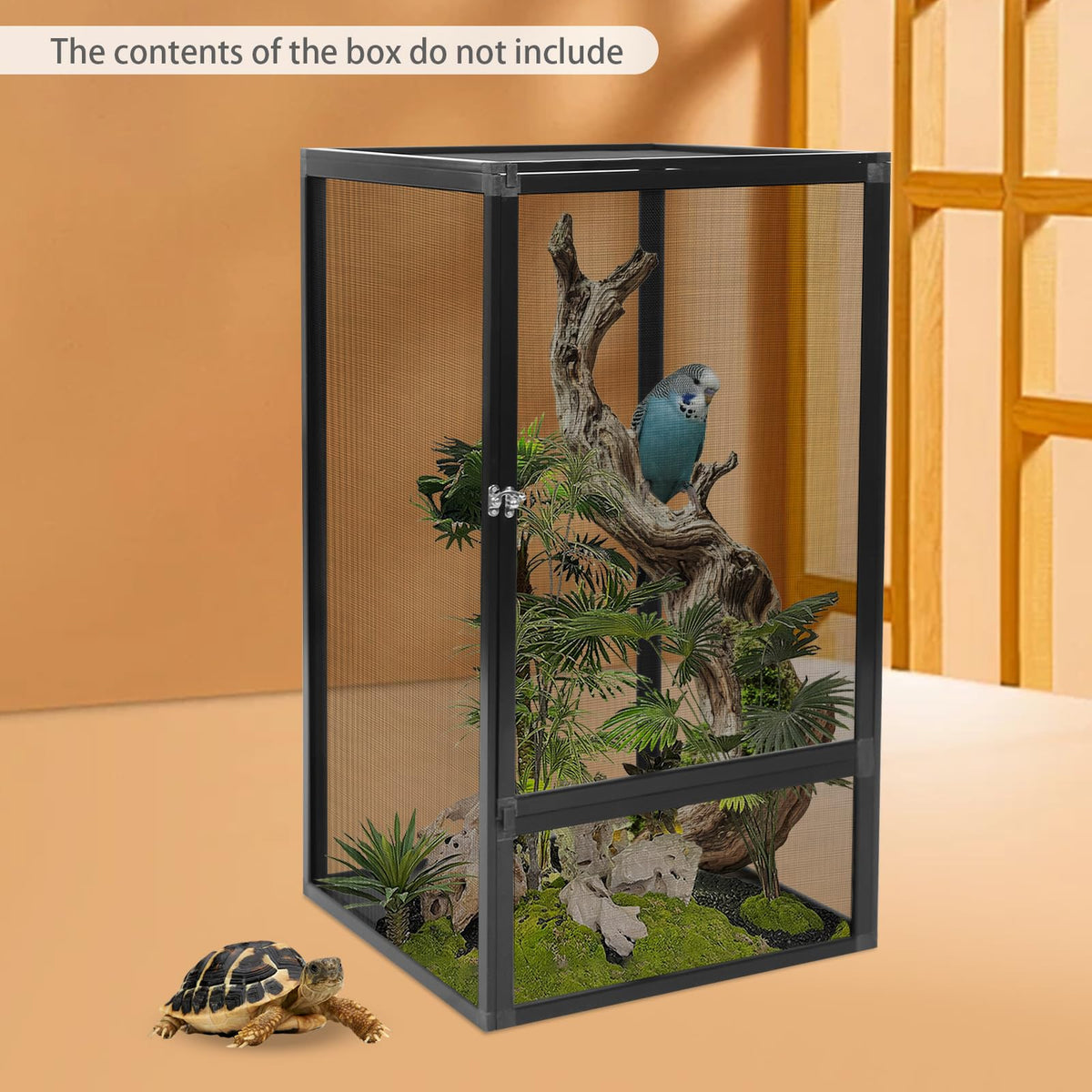 40 Gallon Aluminum Alloy Screen Reptile Terrarium with Locking Latch P397