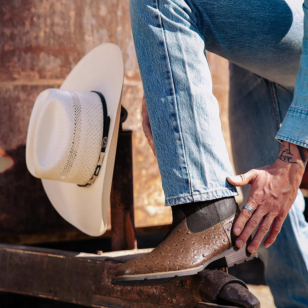 Cowboy Boots for Men with Square Toe E28944
