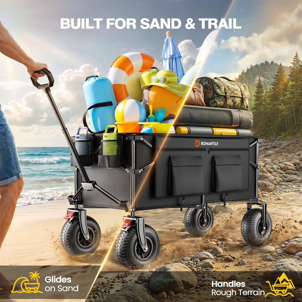 All-Terrain Wagon with Pneumatic Rubber Wheels L465159