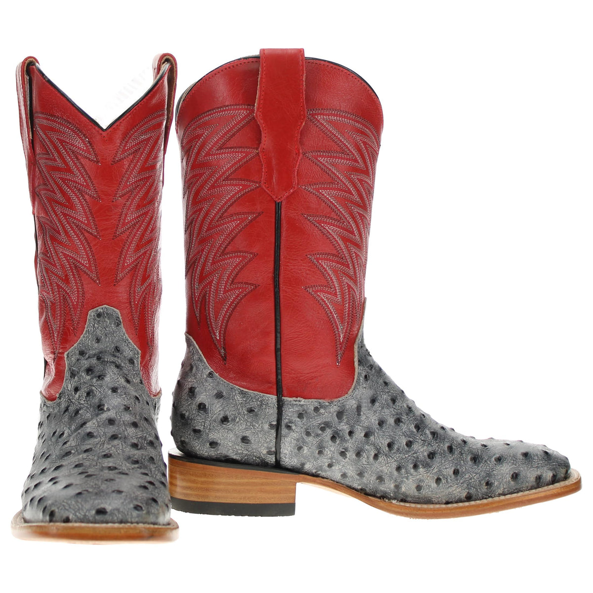 Men's Leather Square Toe Cowboy Boots R1403