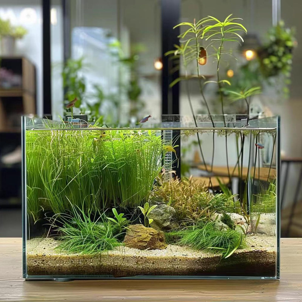 3 Gallon Glass Fish Tank C207372