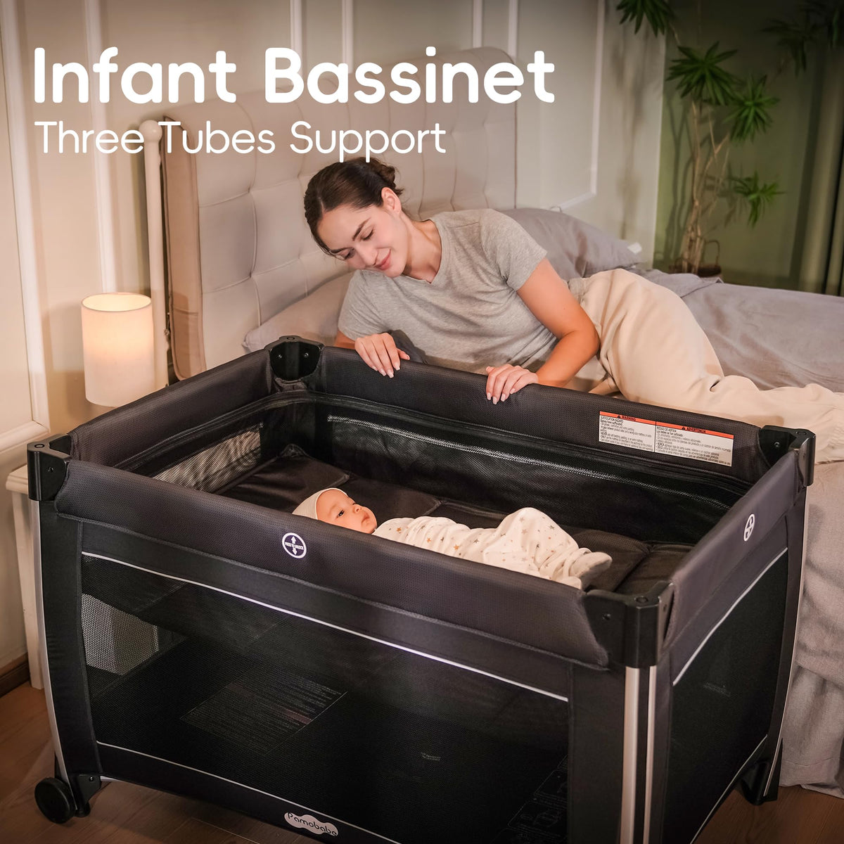 4 in 1 Baby Playards with Bassinet V585