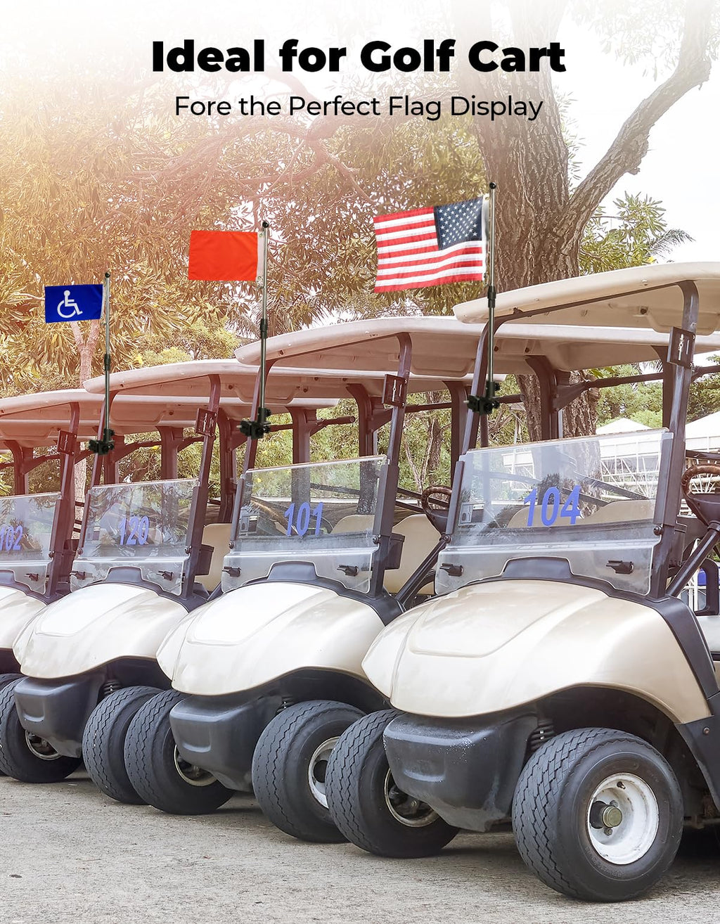 Stainless Steel 360° Rotating Boat Flag Pole Holder U70925