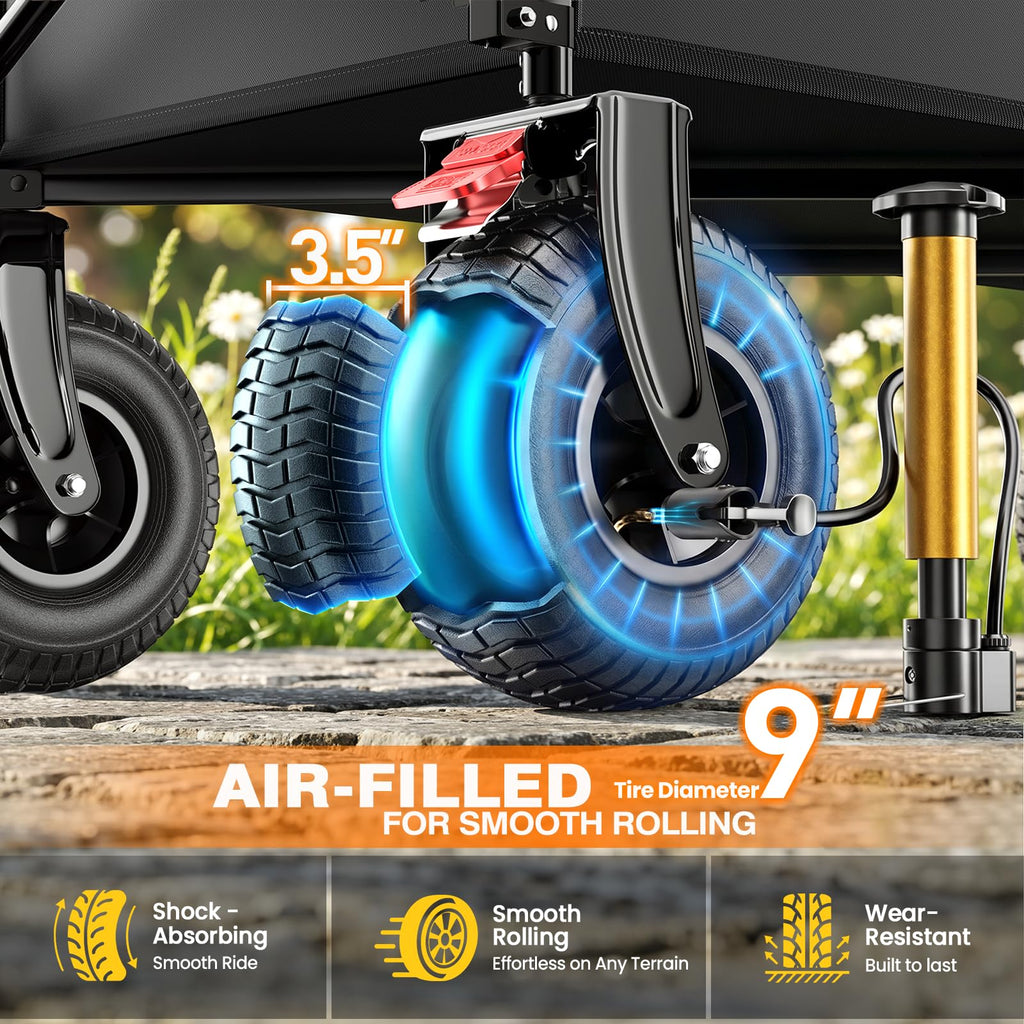 All-Terrain Wagon with Pneumatic Rubber Wheels L465159