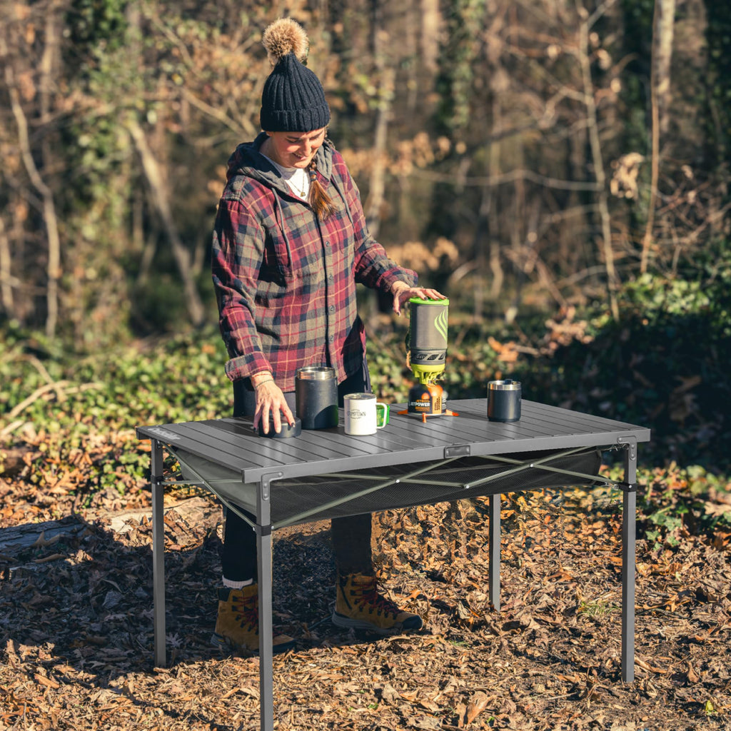 Portable Aluminum Camping Table E90684