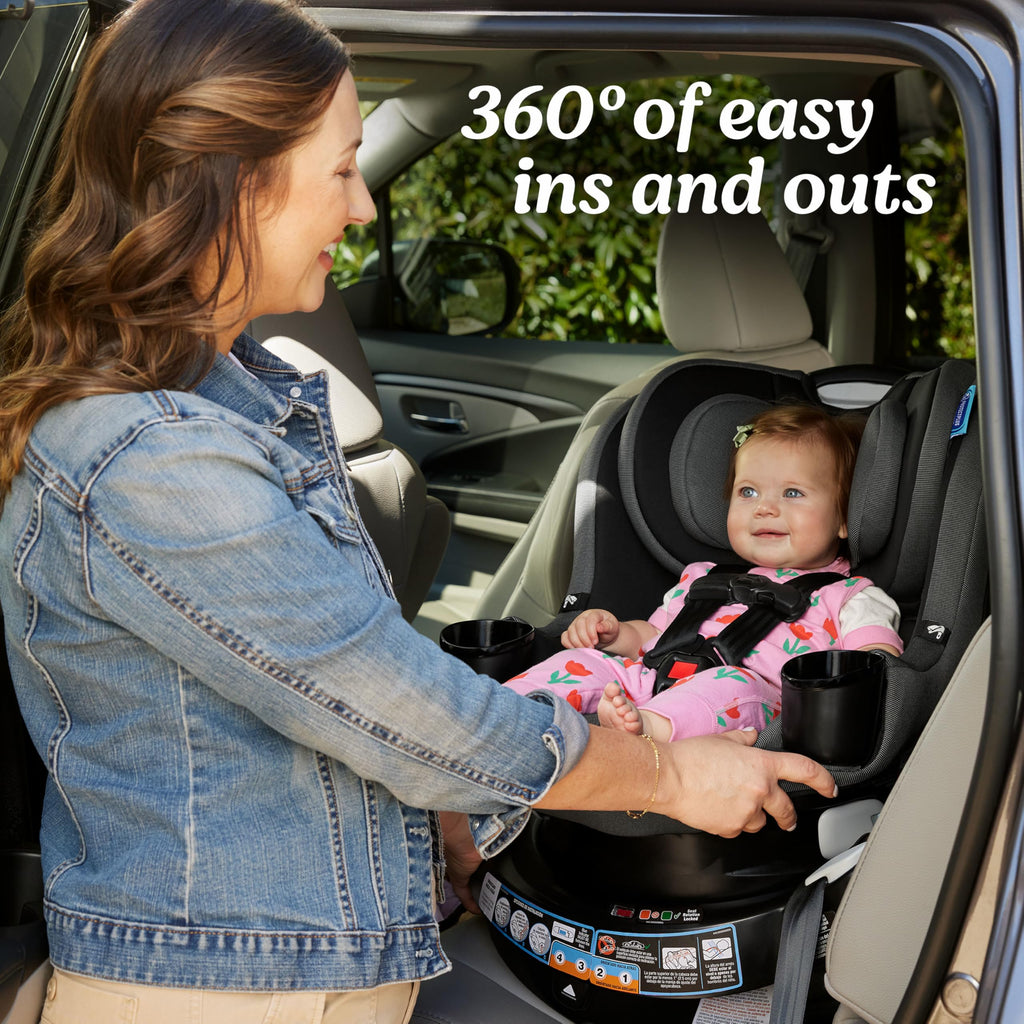 2-in-1 Rotating Convertible Car Seat E25817