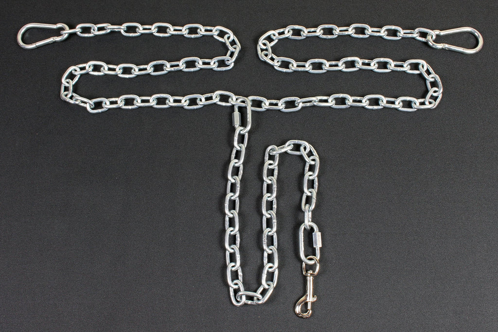 Chew Proof Dog Tether Chain with Tie Down T547