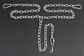 Chew Proof Dog Tether Chain with Tie Down T547
